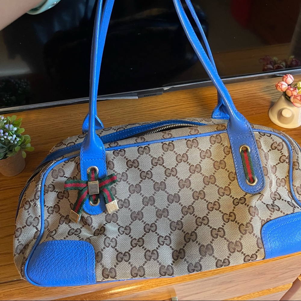 GUCCI Princy Classic GG Boston Shoulder Bag 💯 AUTHENTIC